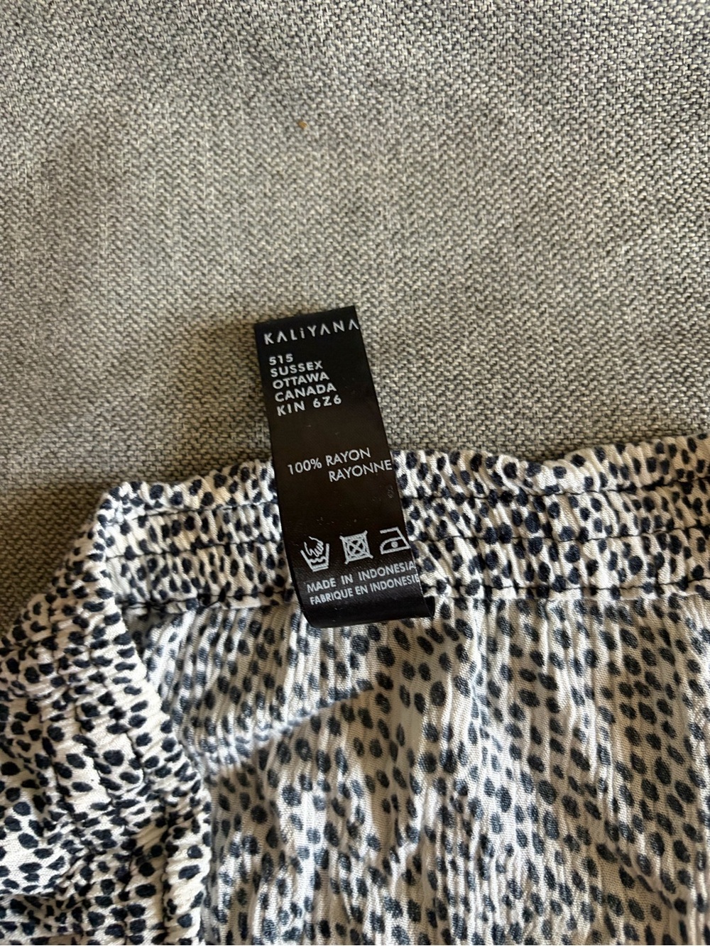 KALIYANA Rayon Polkadot Pants - size 1 - Picture 8 of 12